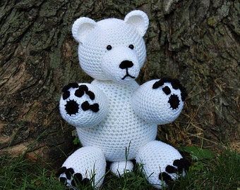 Crochet Polar Bear Pattern/PDF Crochet Polar Bear Pattern/Crochet Bear/Polar Bear/ PDF Crochet Pattern/Crochet Pattern/Amigurumi/Teddy Bear