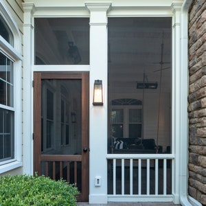 Wood Spindle  Screen Door