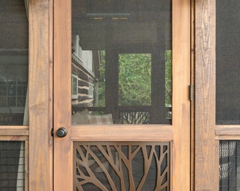 Branches Screen Door