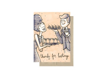 Thanks for Hosting - Card Blank Inside