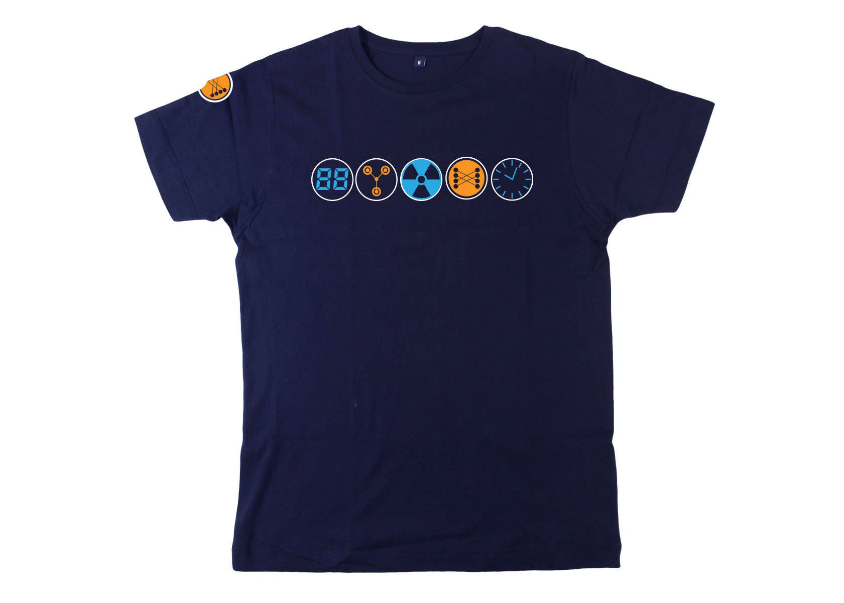 Image of Back To The Future Bttf 5 Circles Mens Fit T-Shirt