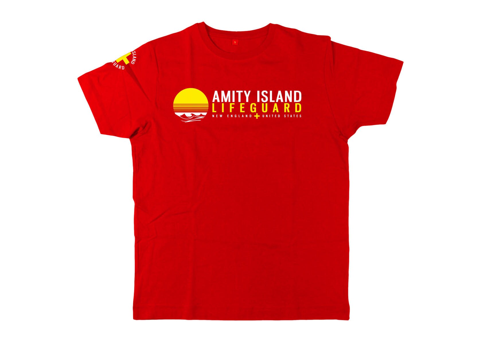 Image of Jaws Amity Island Lifeguard Mens Fit T-Shirt