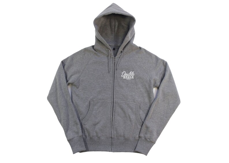 Roadhouse Double Deuce Logo Mens Zip-up Hoodie