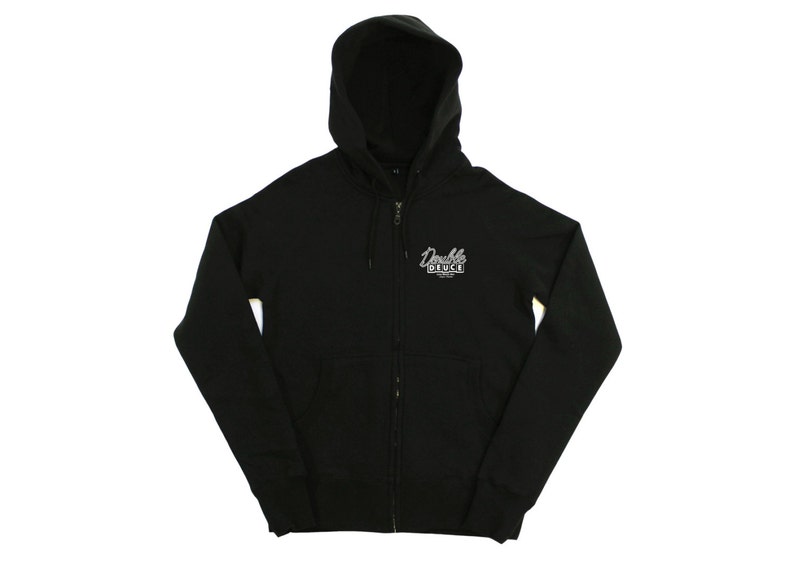 Roadhouse Double Deuce Logo Mens Zip-up Hoodie