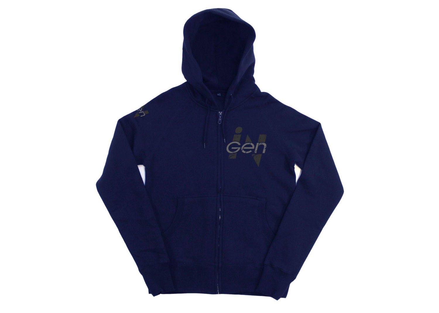 Image of Jurassic Park Ingen Mens Zip-Up Hoodie