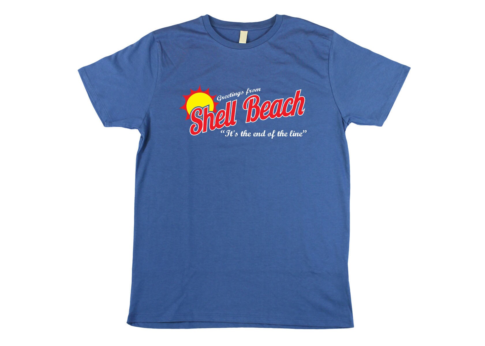 Image of Dark City Shell Beach Mens Fit T-Shirt