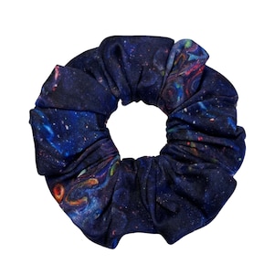 THE AURORA Scrunchie l Celestial | Hair Tie l  Cosmic Scrunchie l Galaxy Scrunchie l Outer Space Scrunchie | Gifts for Her | Gifts Under 10