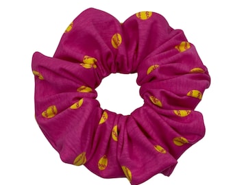 Coletero rosa de softbol: The Dottie, accesorio para el cabello hecho a mano
