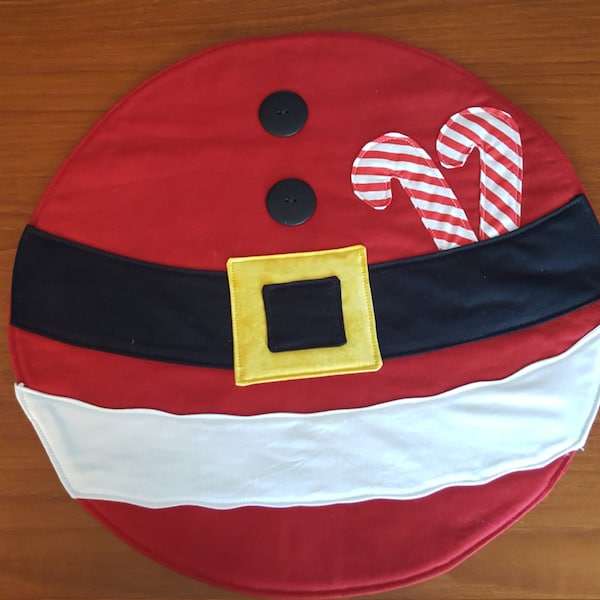 Santa Placemats Etsy
