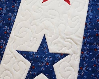 Star Spangled Quilted Table Runners choose your style