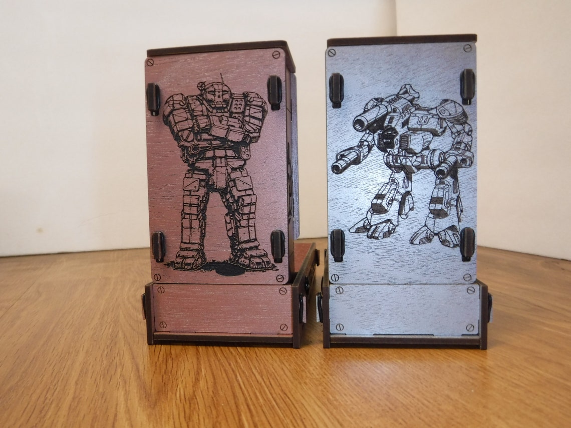 FoldDown Dice Roller / Tower Battletech Etsy