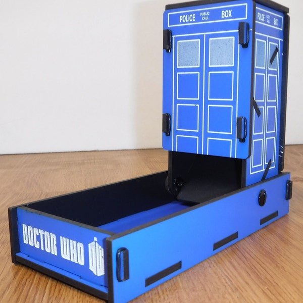 Dice tower/Roller Tardis, Custom designs available Tardis, Supernatural