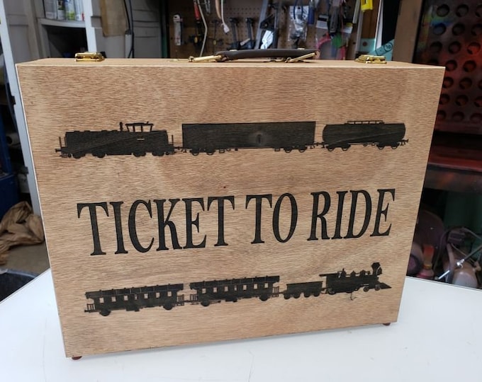 Ticket to ride, Hobby Lobby Art Box, Game Organizer Insert with dividers and tray