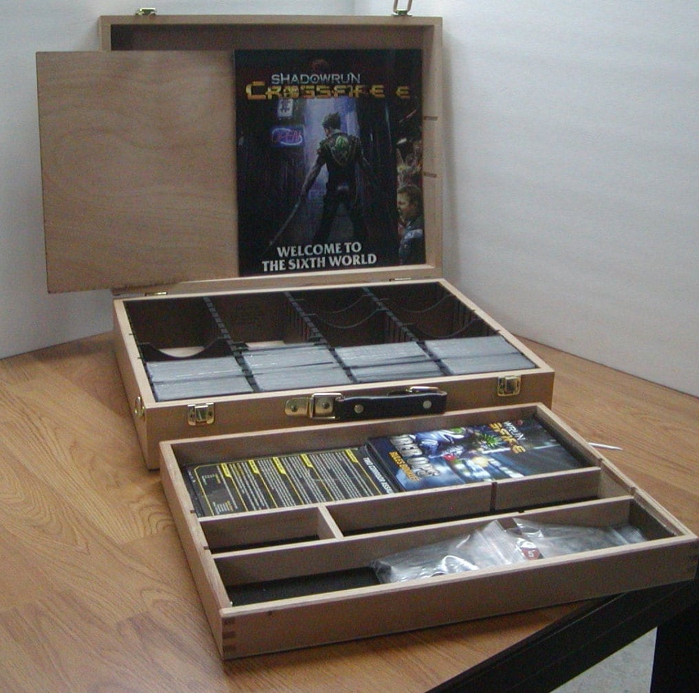 Trading Card Storage Box, 2300+ Playing Card Case Holder Organizer