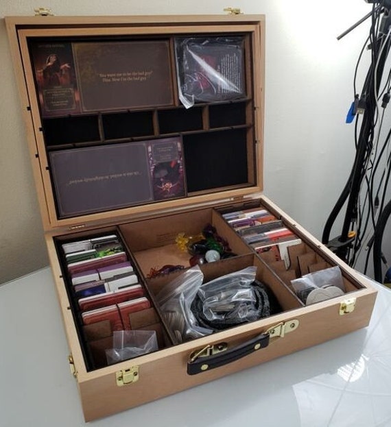 Villainous , Hobby Lobby Art Box, Game Organizer Insert With Dividers and  Tray 