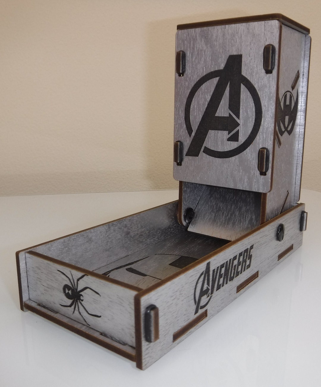 Folddown Dice Tower/roller With Flip up Tower and Dice Storage