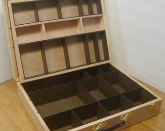 Plastic Container With Organization Tray, Hobby Lobby