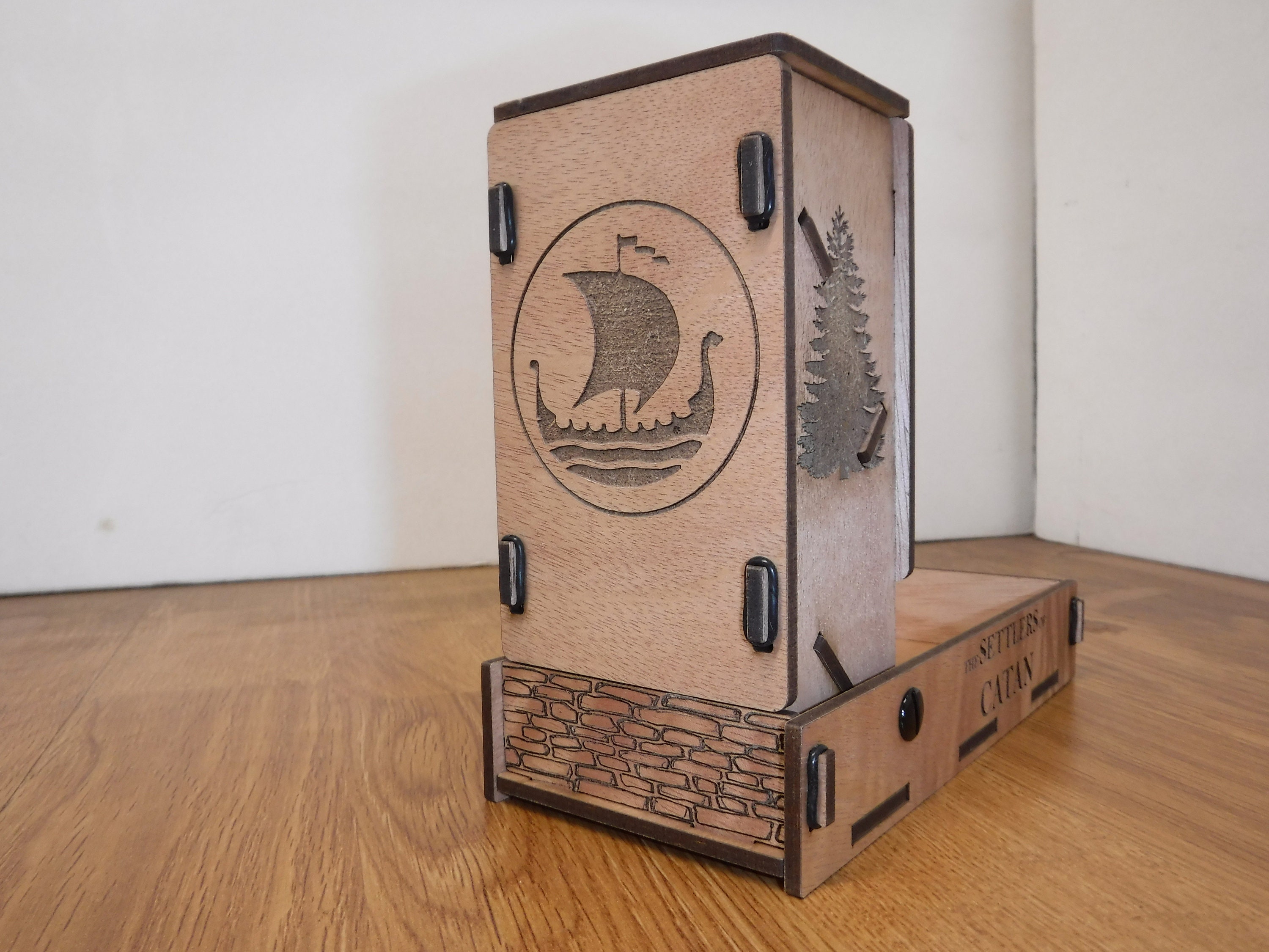 Folddown Dice Tower/roller With Flip up Tower and Dice Etsy