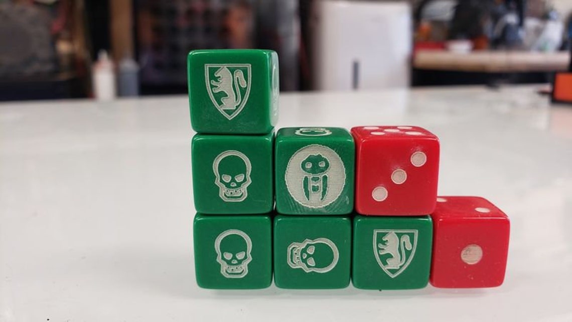 Hero Quest Custom Made Dice Replacement Dice. SETS Etsy