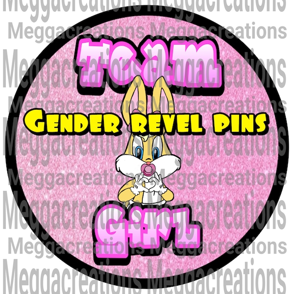 Bugs and Lola Bunny Gender Reveal Etsy