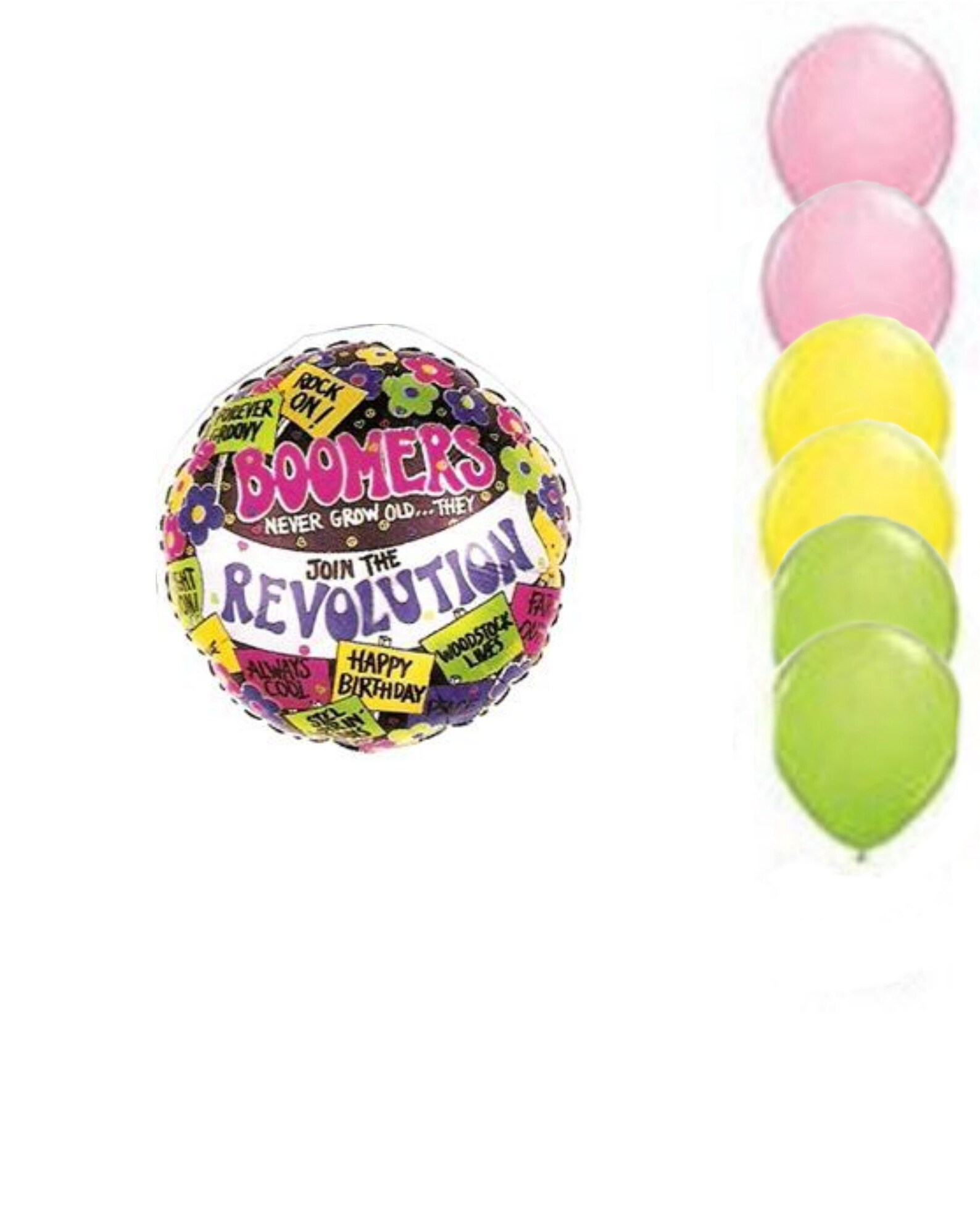 Baby Boomer Birthday Party Balloon Kit 70 Bithday 55th Bithday Etsy UK