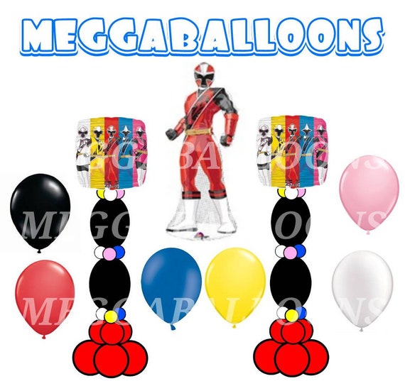 Power Ranger Table Decoration Set Up Kit Etsy