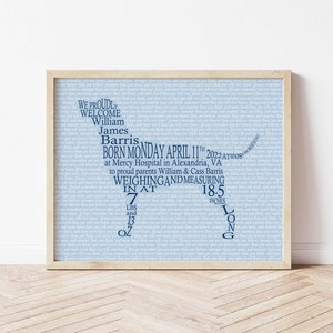 Puppy Dog Nursery Decor, Personalized Birth Announcement Wall Art, Puppy Nursery Art, Labrador Nursery Art, Lab Baby Gift, Dog Nursery Print