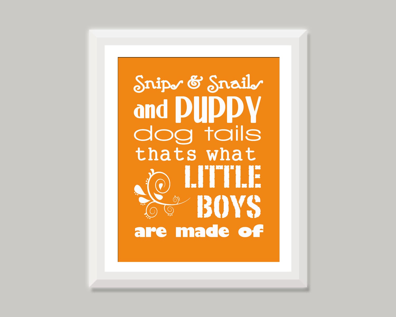 Twin Nursery Art Set of Two Prints Sugar and Spice Snips Etsy