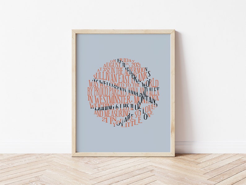 Basketball Nursery Decor, Printable Sports Nursery Art, Personalized Birth Announcement Wall Art, Basketball Gift for Baby Boy, Sports Print image 1