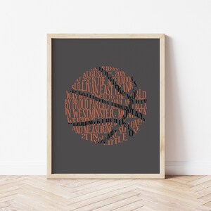 Basketball Nursery Decor, Printable Sports Nursery Art, Personalized Birth Announcement Wall Art, Basketball Gift for Baby Boy, Sports Print image 4
