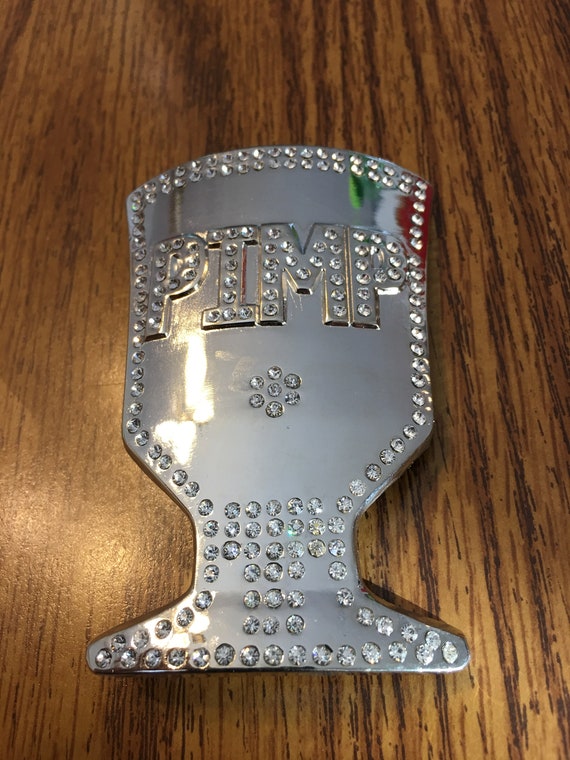 Pimp Trophy Belt Buckle 31 Gem