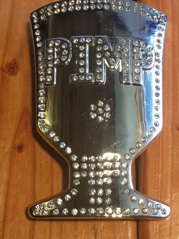 Pimp Trophy Belt Buckle 31 Gem