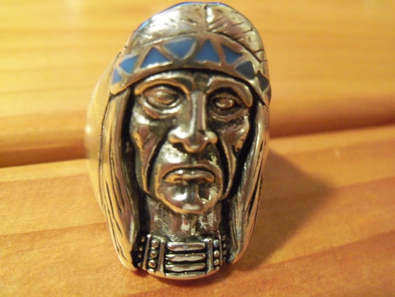 Elder Native Indian Ring # 0-1 - image 1