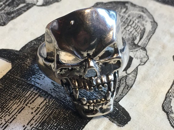 Eddie Munson Skull Ring G & S Ring - Etsy
