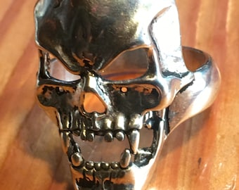 Eddie Munson Skull Ring G & S Ring