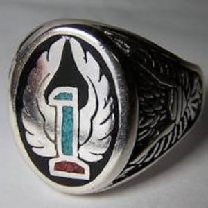 Number One Ring Red & Blue....# N-3