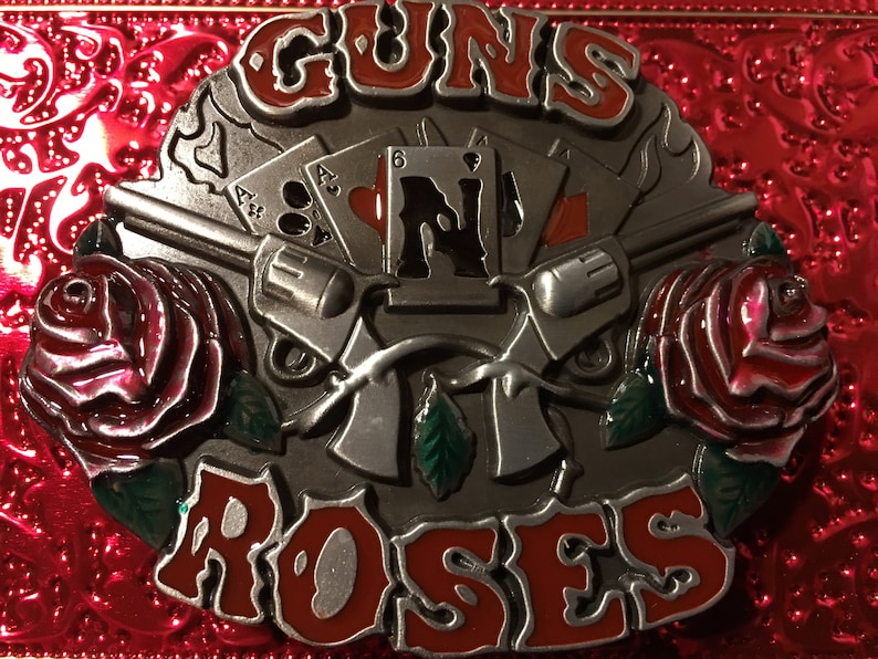 Guns /& Roses Belt Buckle
