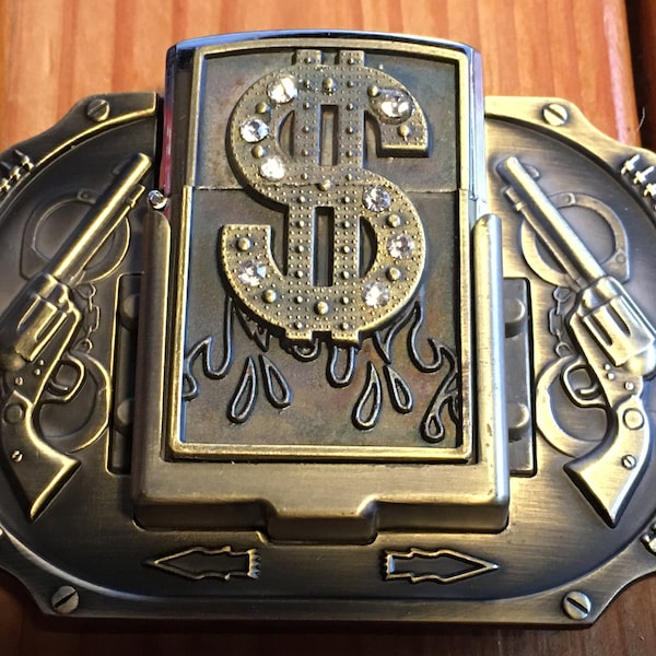 Lighter Belt Buckle Etsy