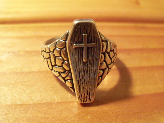 Cross & Coffin Ring # C-4 - image 6