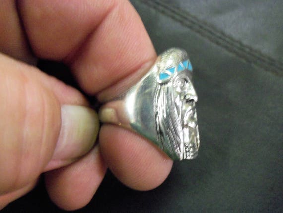 Elder Native Indian Ring # 0-1 - image 3