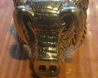 Hog / Pig Ring Eddie Munson...G & S Ring