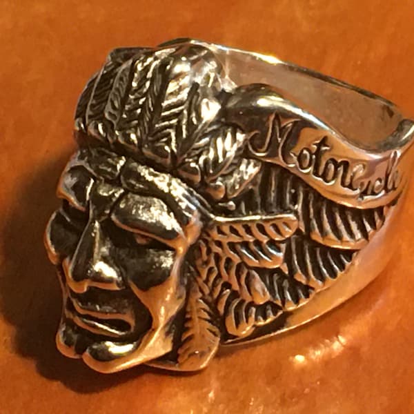 Indian Motorcycles Chief Ring # I-4