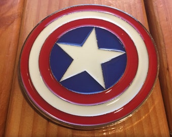 Captain America Belt Buckle