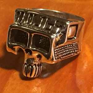 Retro Robot Biker Ring... # R-7