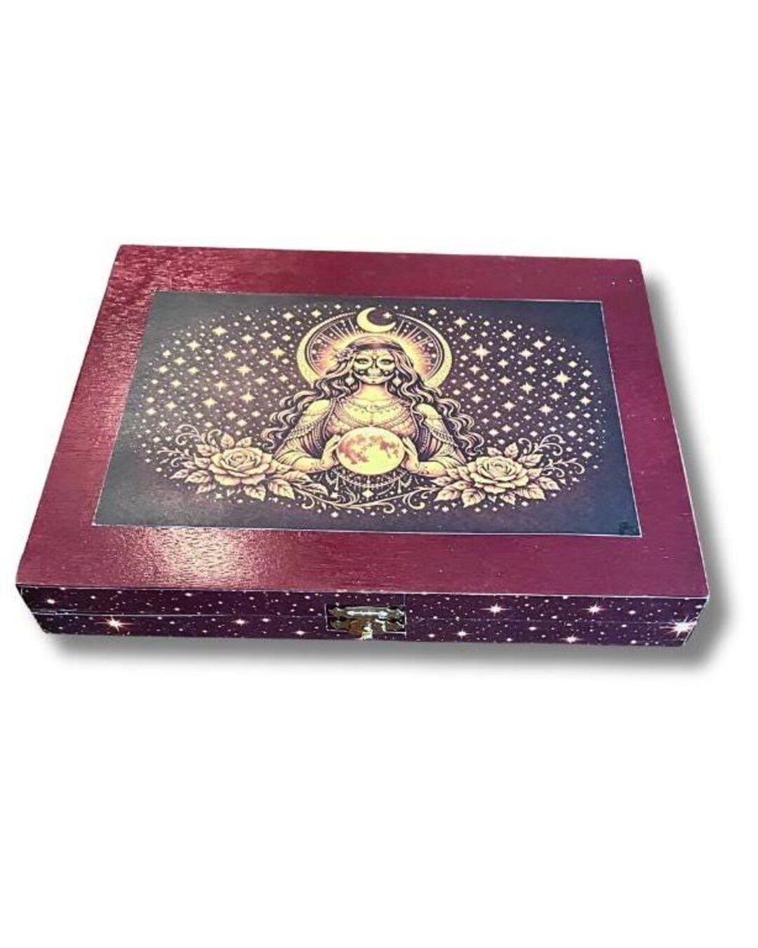 Moon Goddess Keepsake Box, Celestial Memory Box, Spiritual Gift for Her ...