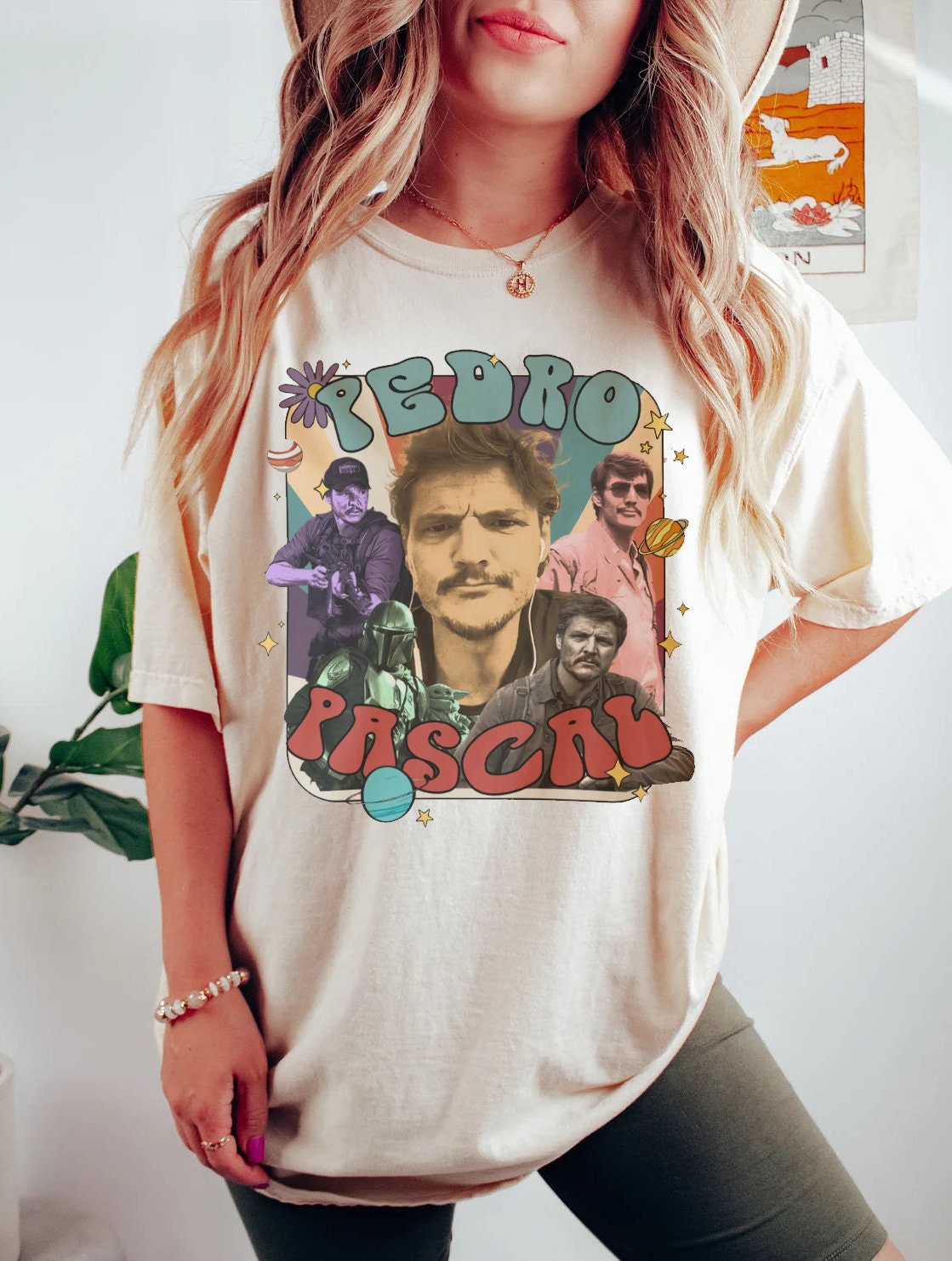 Discover Camiseta Pedro Pascal Actor Famoso para Hombre Mujer