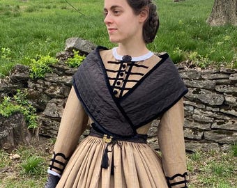 Quilted Sontag and Fichu Patterns (Mid-19th Century)