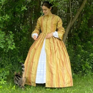Godey’s 1861 Wrapper Pattern