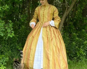 Godey’s 1861 Wrapper Pattern