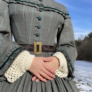 Libro de puños y mangas de la década de 1860 (más de 20 patrones)